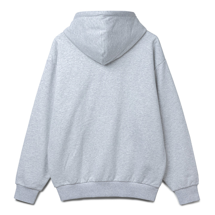 Signature Core Box Logo Pullover Hoodie | Grey