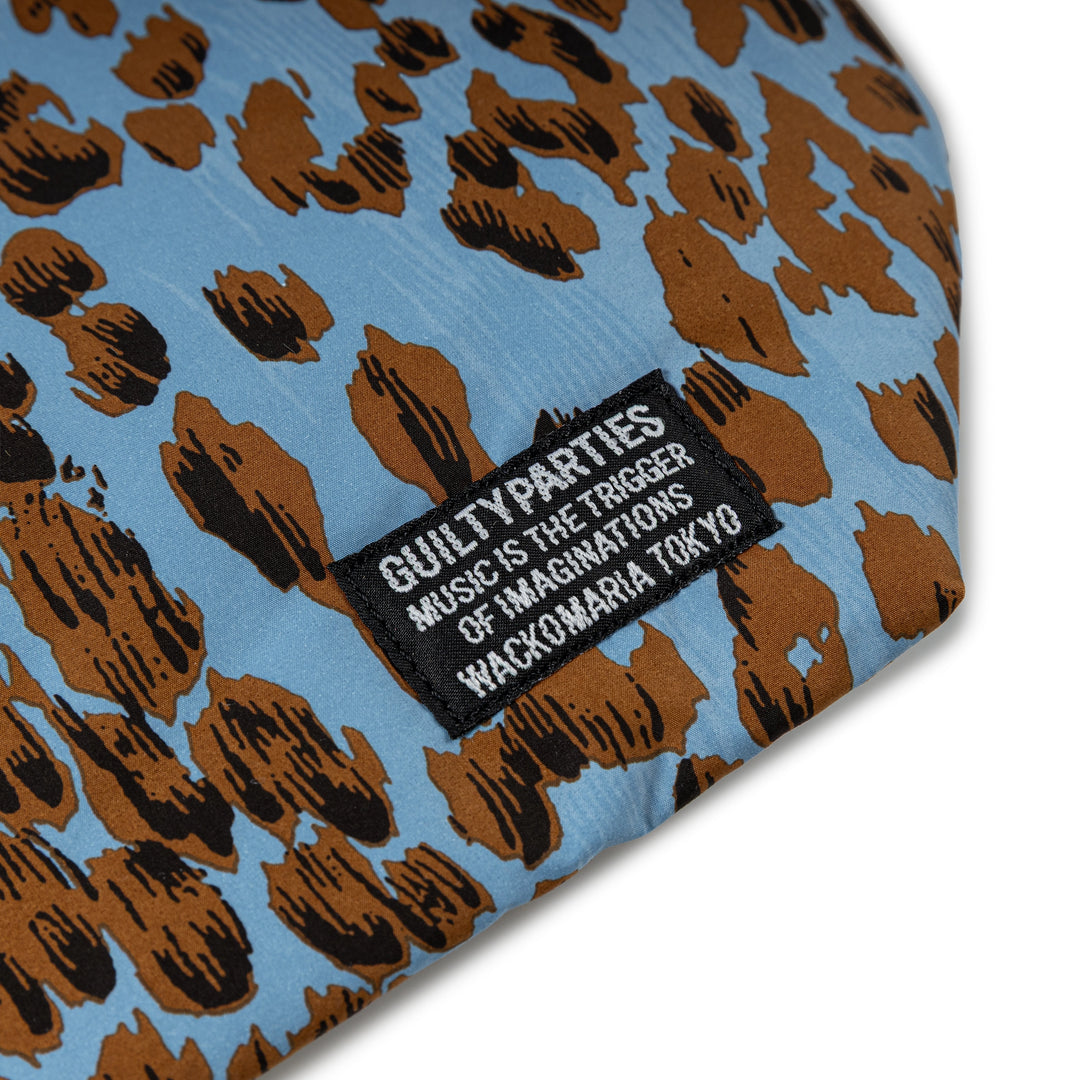 Wacko Maria x Speak Easy Leopard Shoulder Bag | Blue Wacko Maria x Speak Easy Leopard Shoulder Bag | Blue