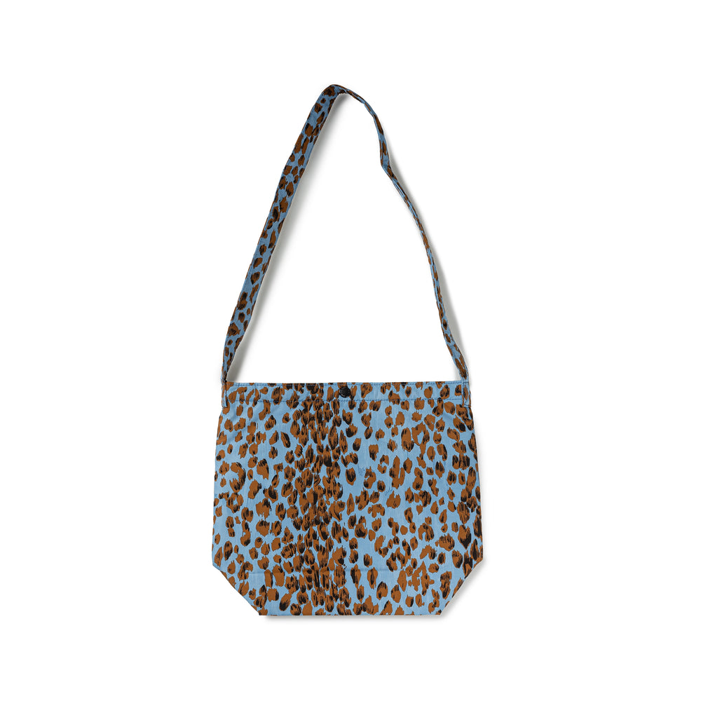 Wacko Maria x Speak Easy Leopard Shoulder Bag | Blue Wacko Maria x Speak Easy Leopard Shoulder Bag | Blue