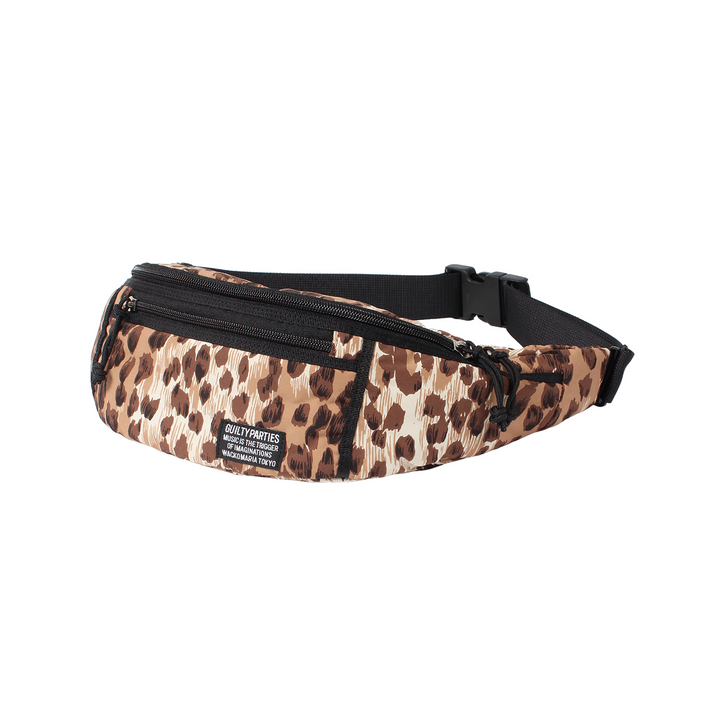 Speak Easy Leopard Waist Pouch Type-2 | Beige
