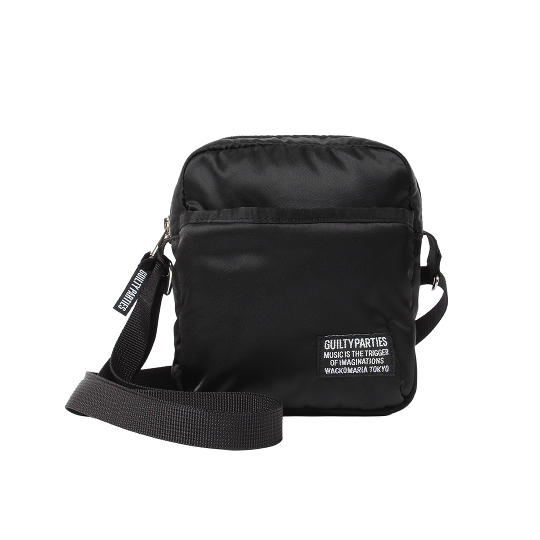 Wacko Maria x Speak Easy Small Shoulder Bag | Black Wacko Maria x Speak Easy Small Shoulder Bag | Black