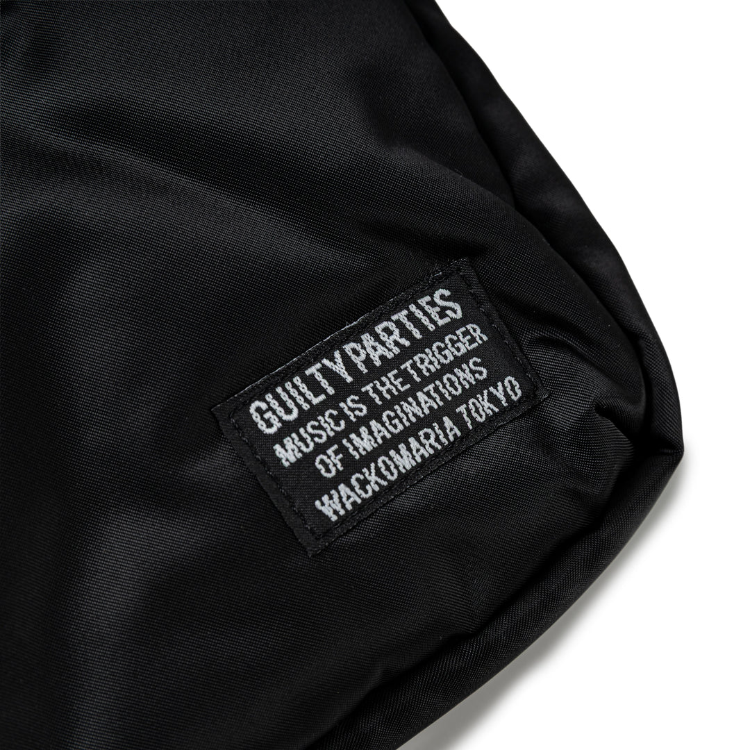 Wacko Maria x Speak Easy Small Shoulder Bag | Black Wacko Maria x Speak Easy Small Shoulder Bag | Black