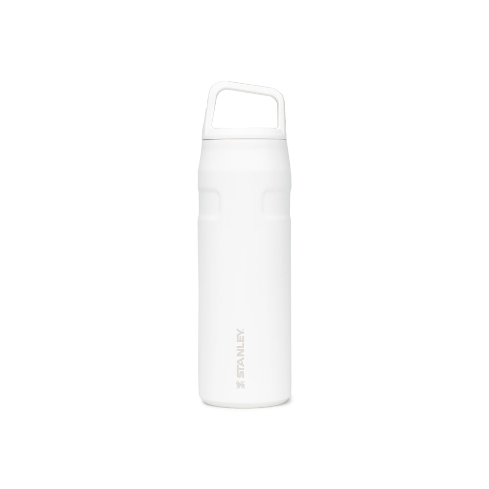 Iceflow Bottle With Cap and Carry + Lid 24oz | White