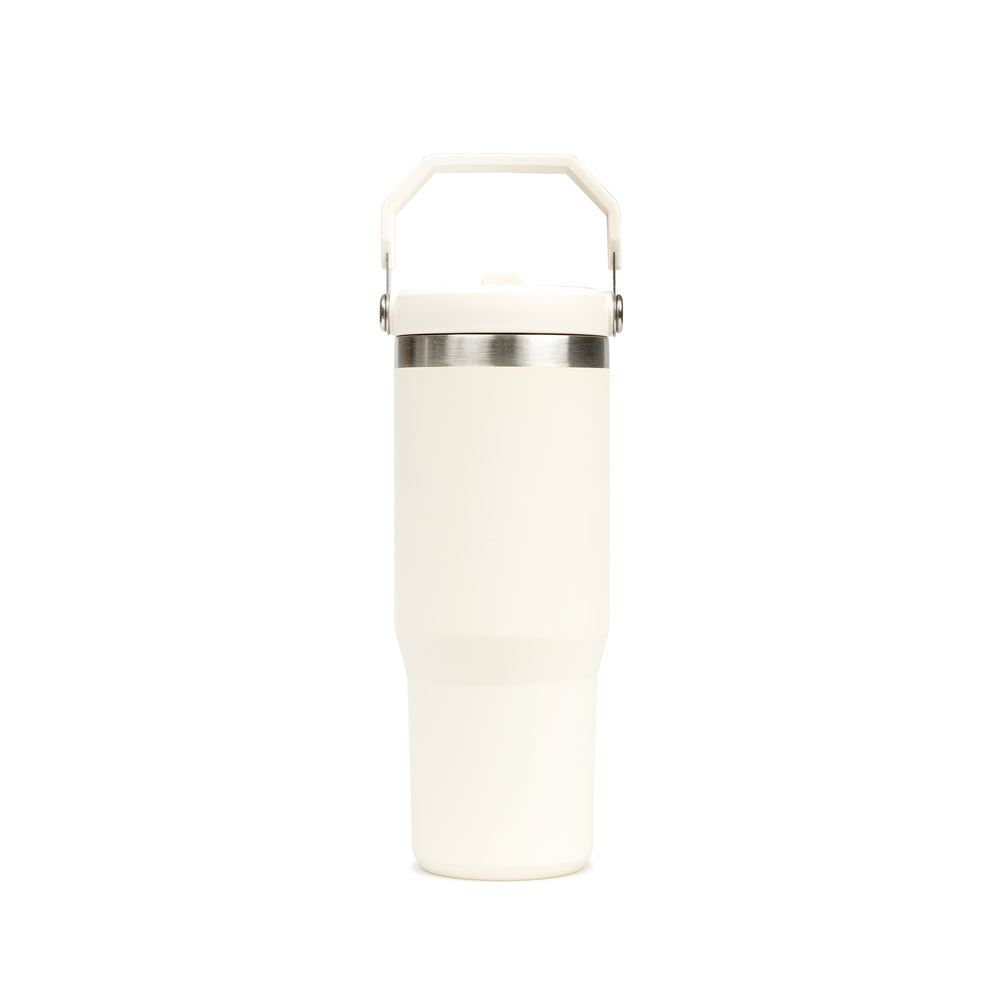 Adventure Classic Flip Straw Tumbler 30oz | Cream