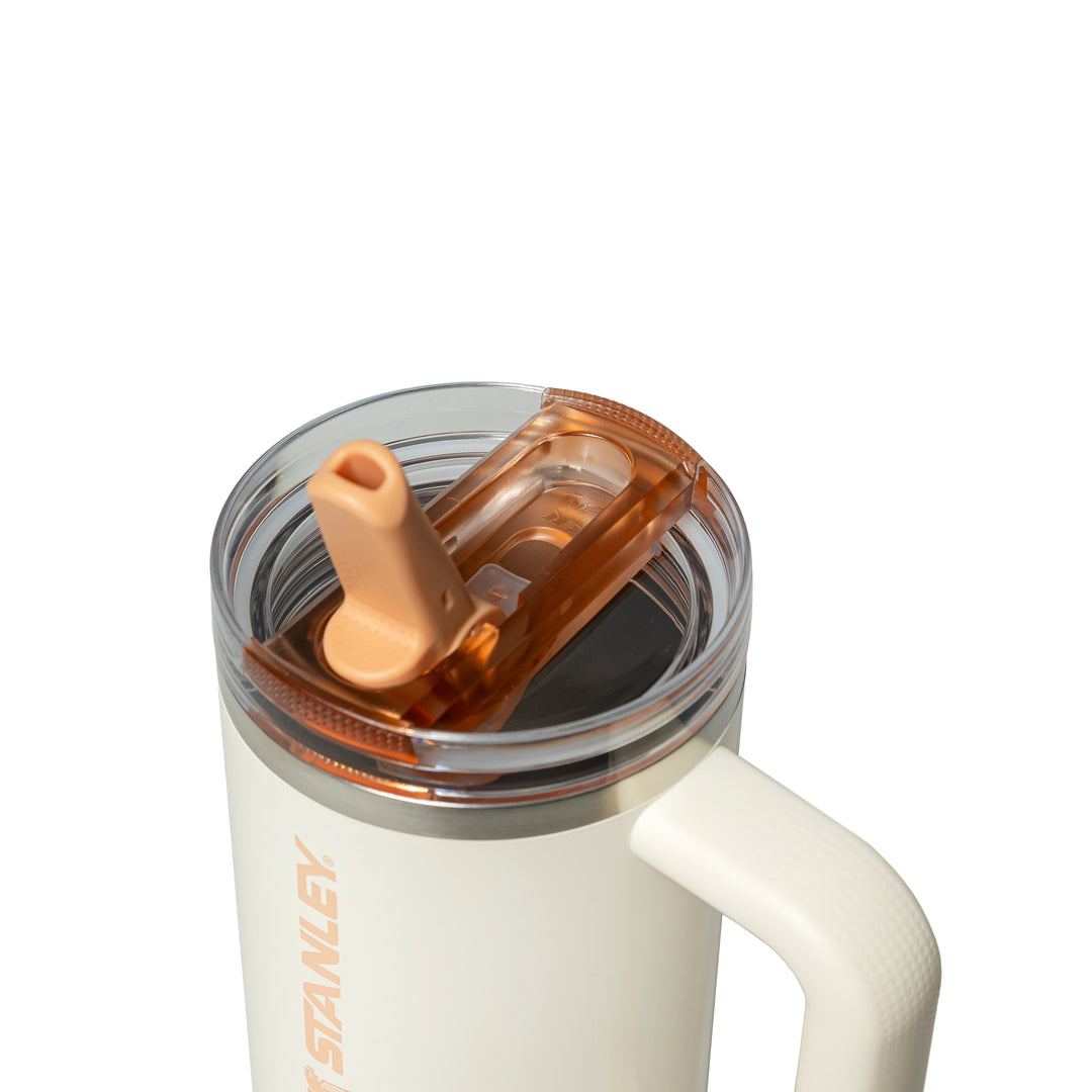 Quencher ProTour Flip Straw Tumbler 30oz | Cream Apricot Gloss