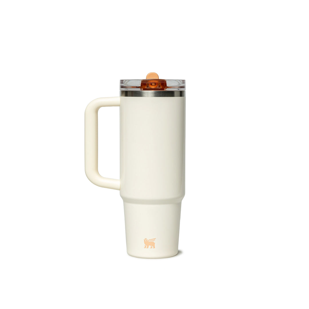Quencher ProTour Flip Straw Tumbler 30oz | Cream Apricot Gloss