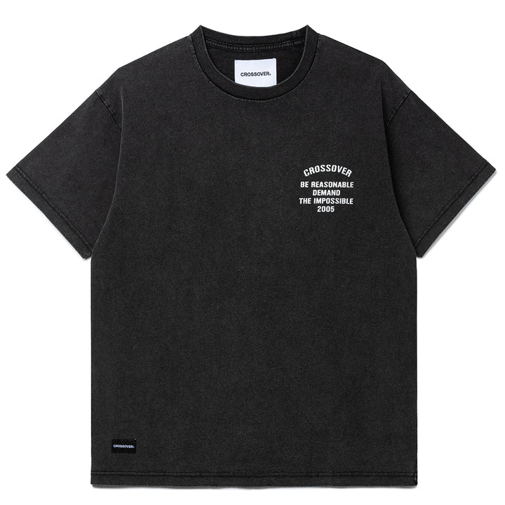 Stencil Military Demand Division Tee | Black Fade