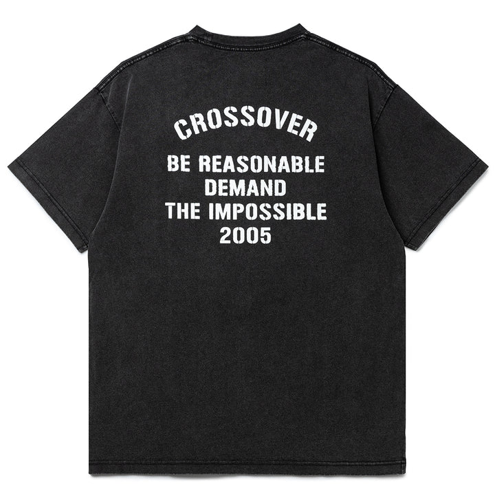 Stencil Military Demand Division Tee | Black Fade