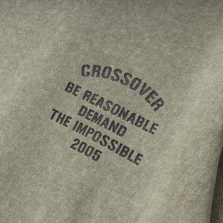 Stencil Military Demand Division Tee | Green Fade