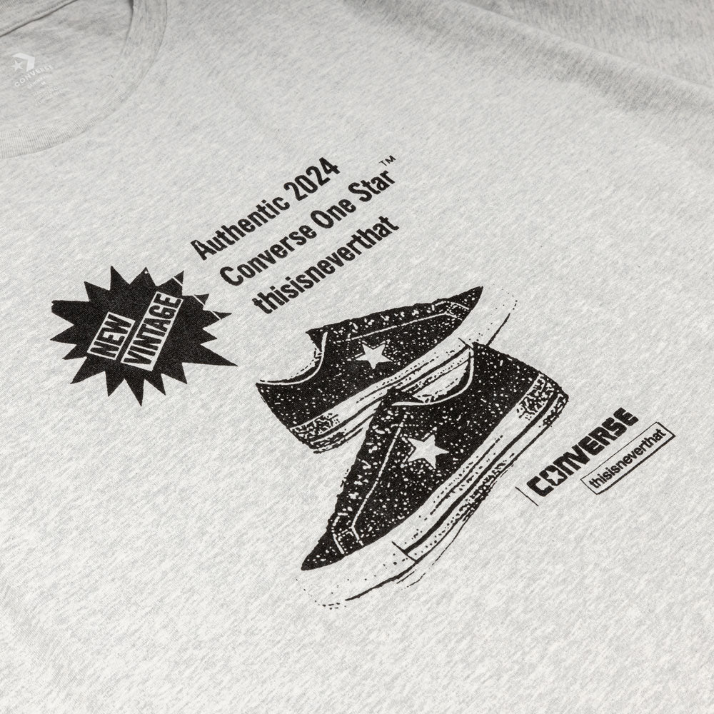 Converse x thisisneverthat Grid Tee | Light Retro Grey Heather