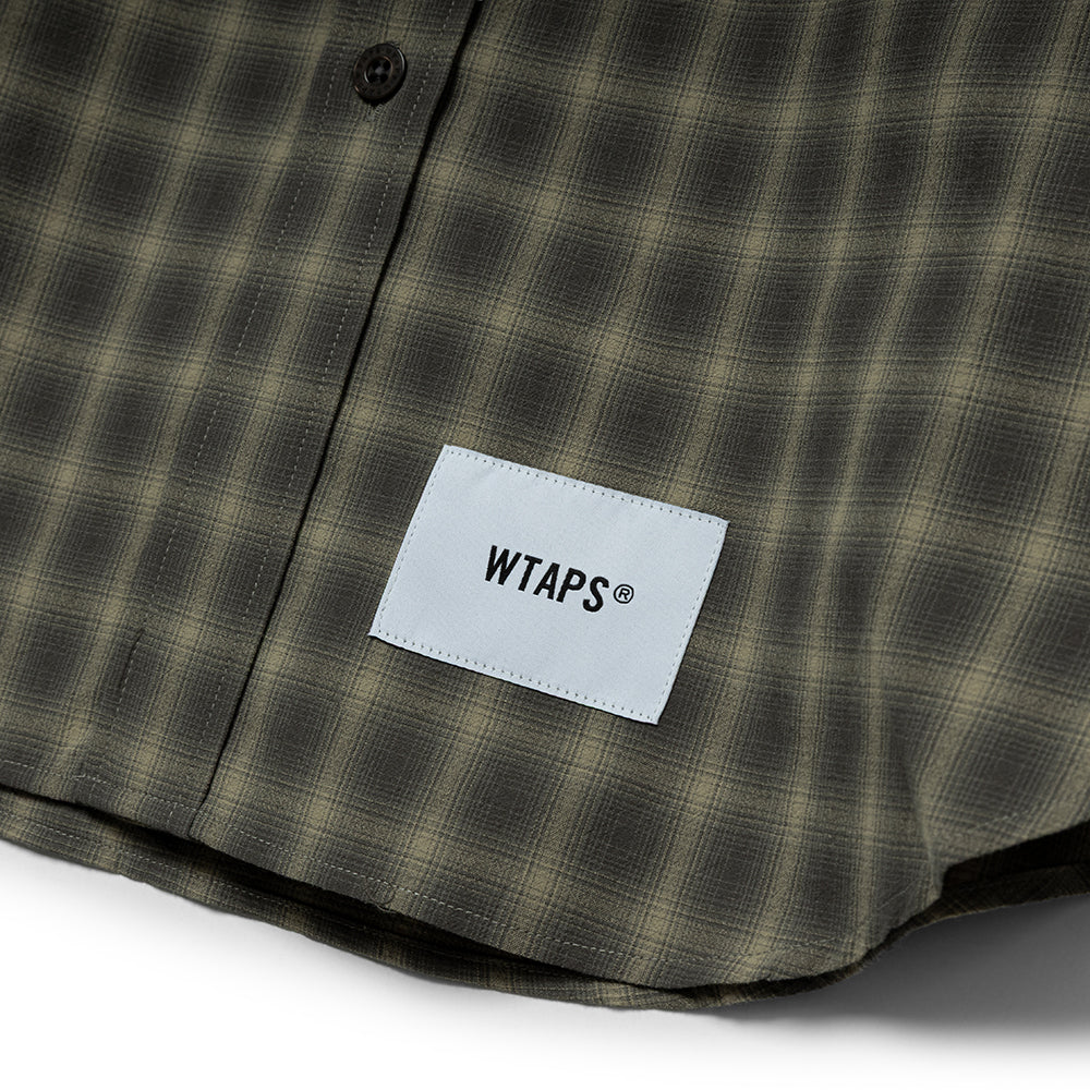 Wtaps TXT 01 / LS / Poly. Broadcloth. Textile. Of | Olive Drab
