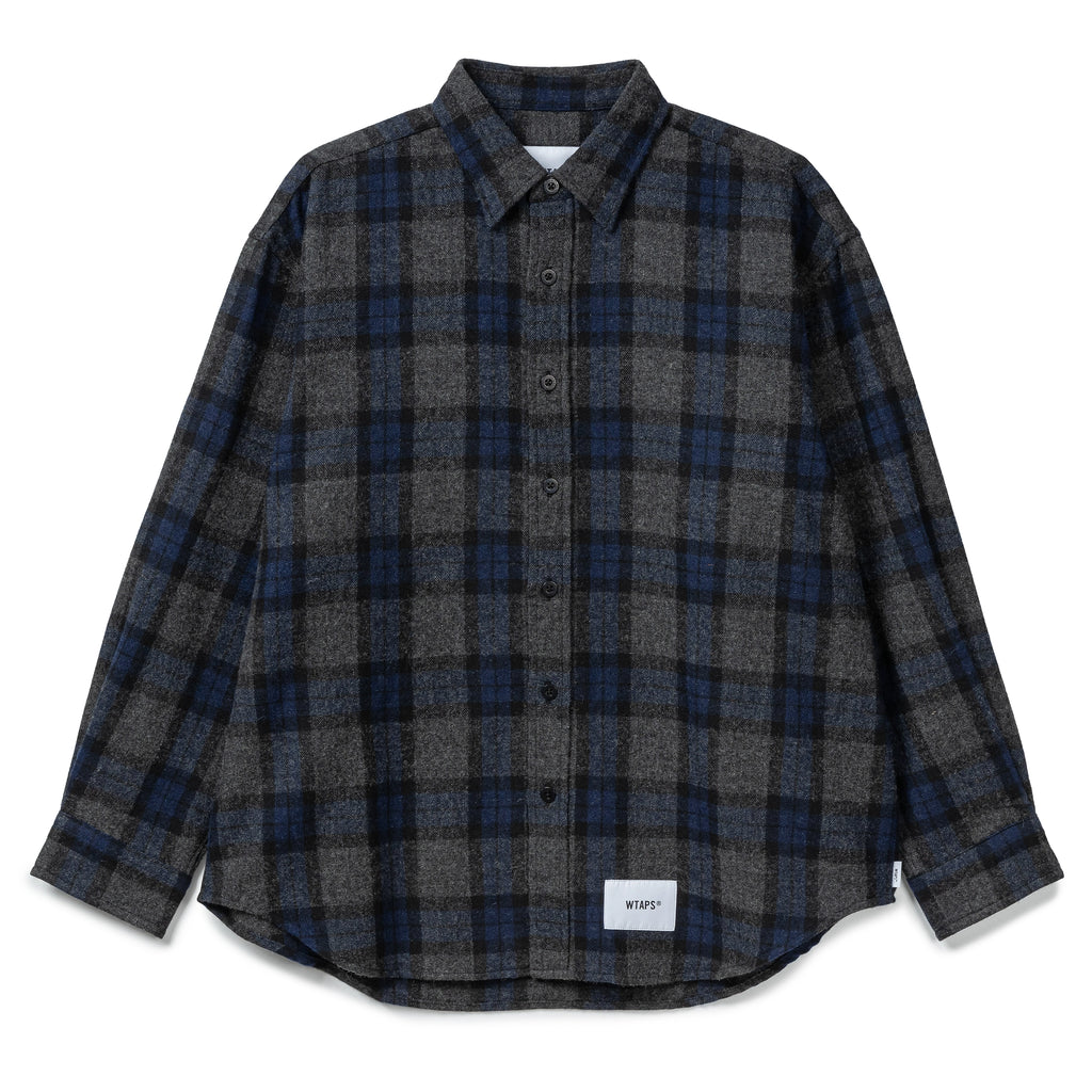 トップス TXT 01 / LS / WOPL. TWEED. TEXTILE. OF WTAPS TXT 01 / LS / Wopl. Tweed. Textile. Of | Navy