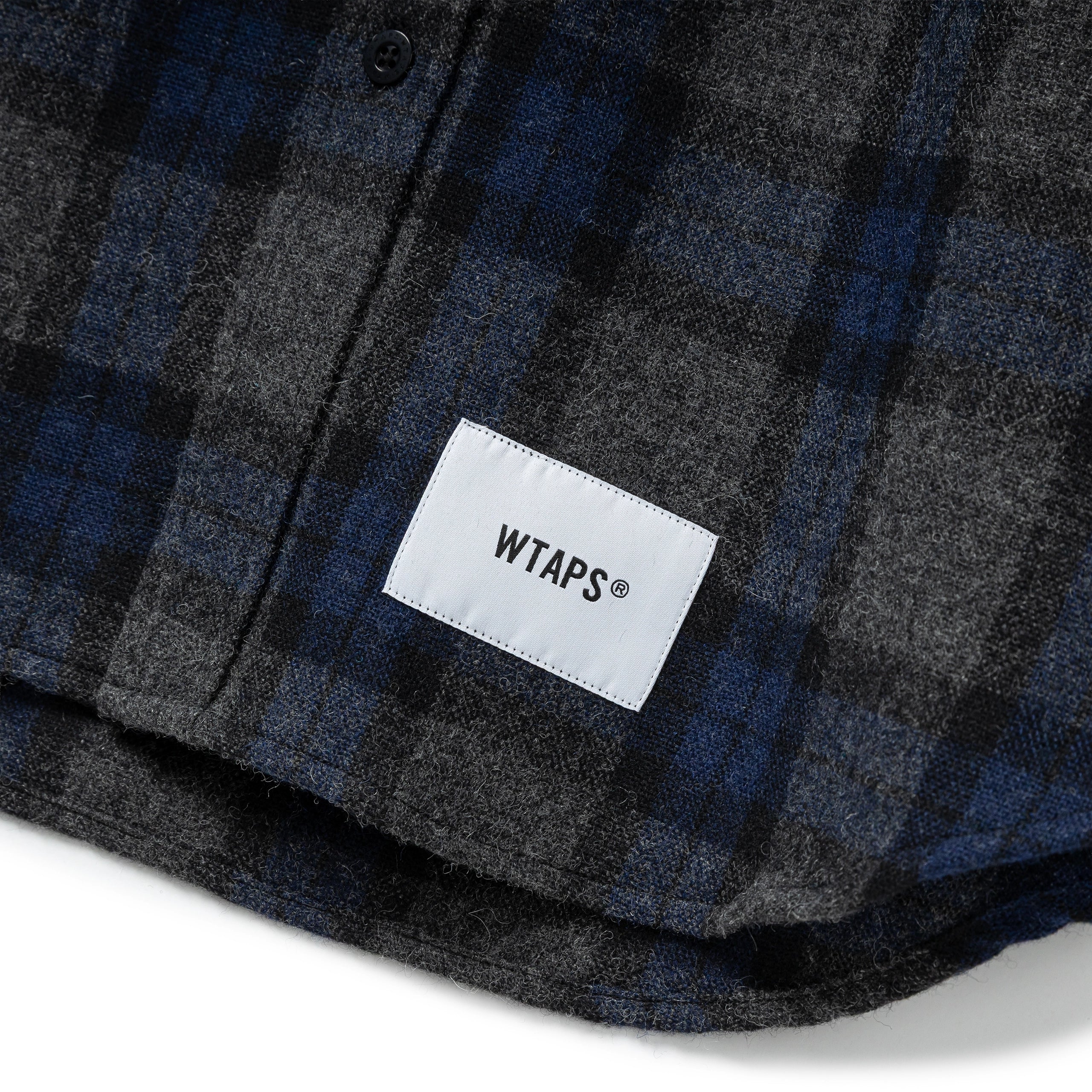 WTAPS TXT 01 ⁄ LS ⁄ Wopl. Tweed. Textile. Of | Navy
