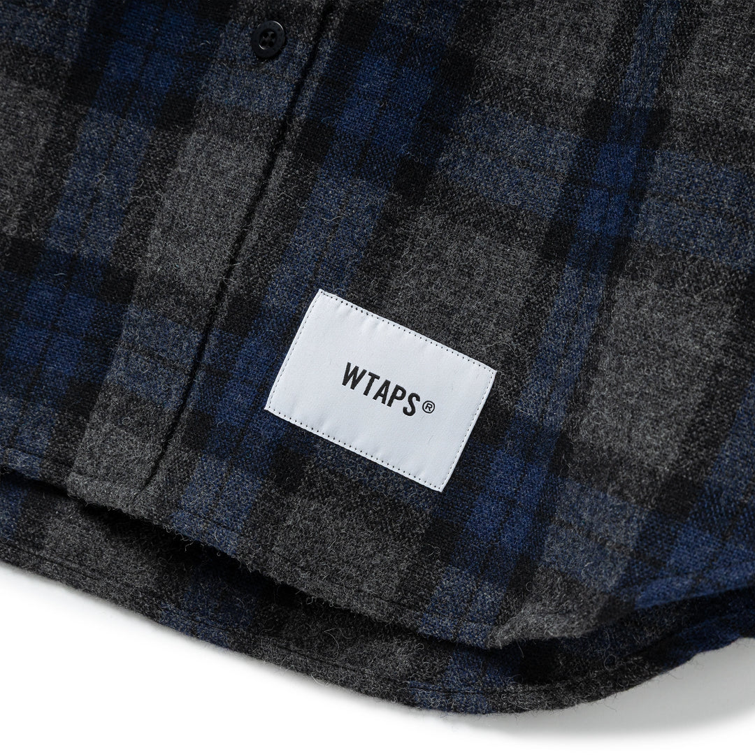TXT 01 / LS / Wopl. Tweed. Textile. Of | Navy