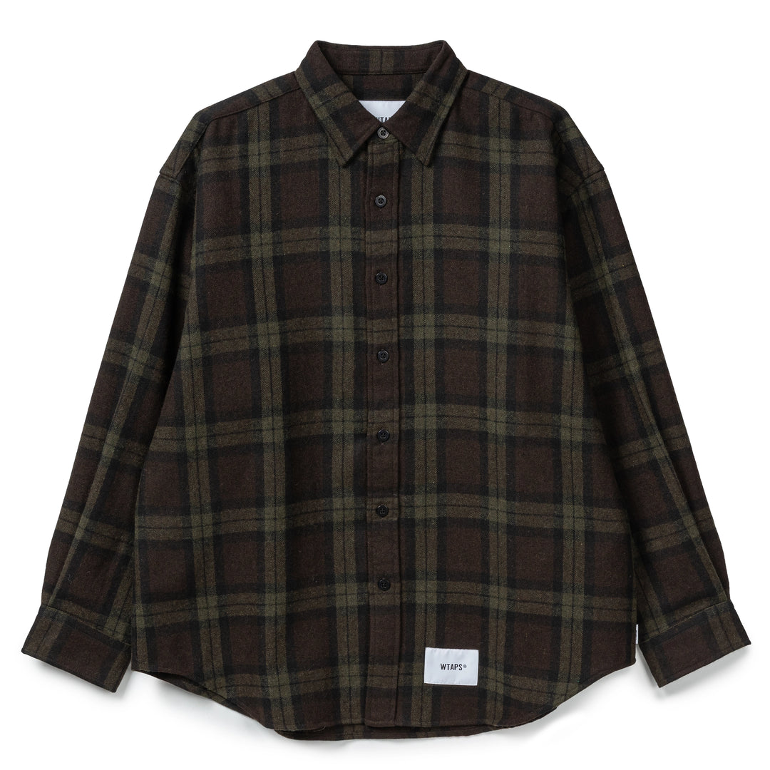 WTAPS TXT 01 / LS / Wopl. Tweed. Textile. Of | Olive Drab WTAPS TXT 01 / LS / Wopl. Tweed. Textile. Of | Olive Drab