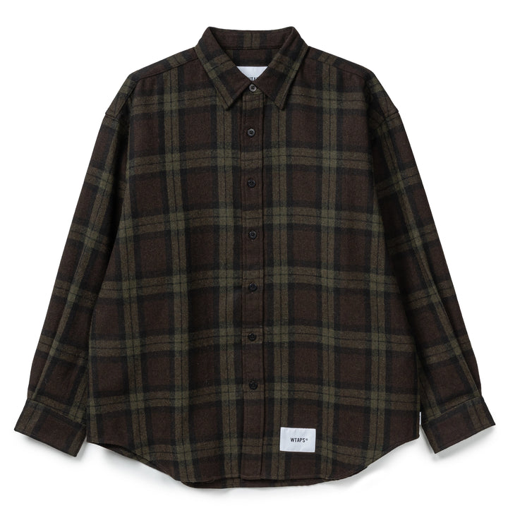 TXT 01 / LS / Wopl. Tweed. Textile. Of | Olive Drab