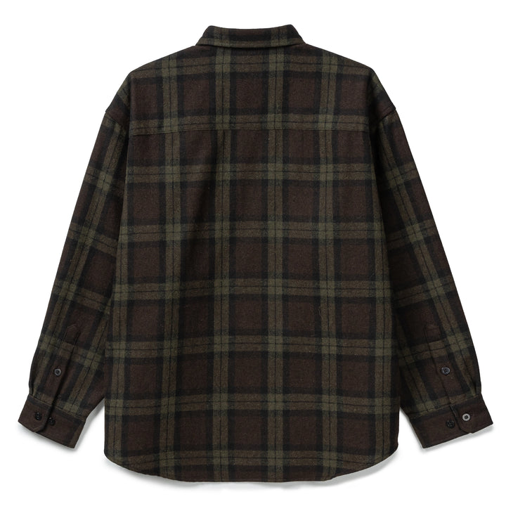 TXT 01 / LS / Wopl. Tweed. Textile. Of | Olive Drab