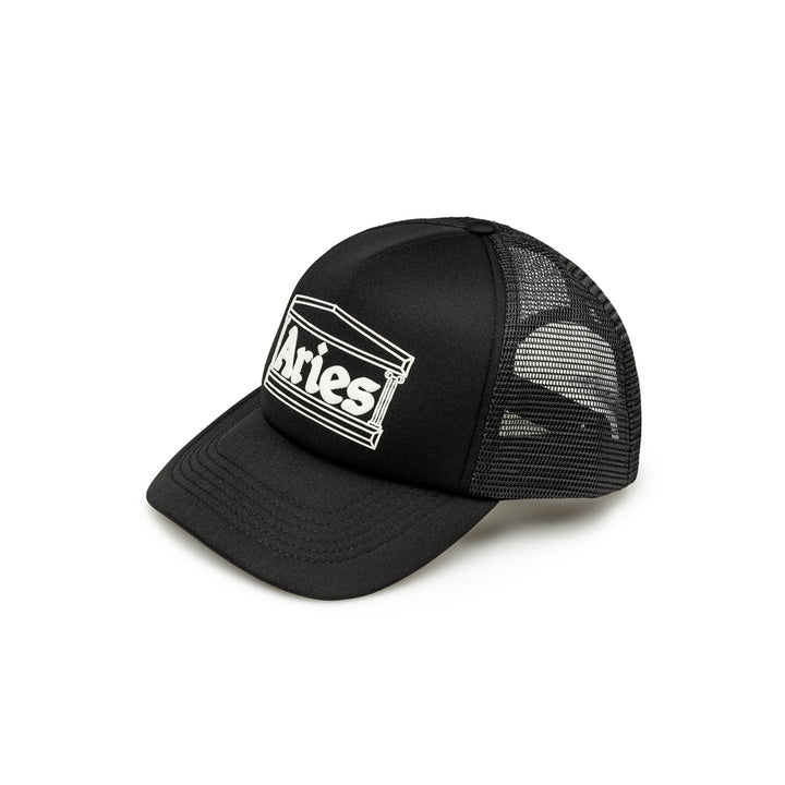 Temple Trucker Cap | Black