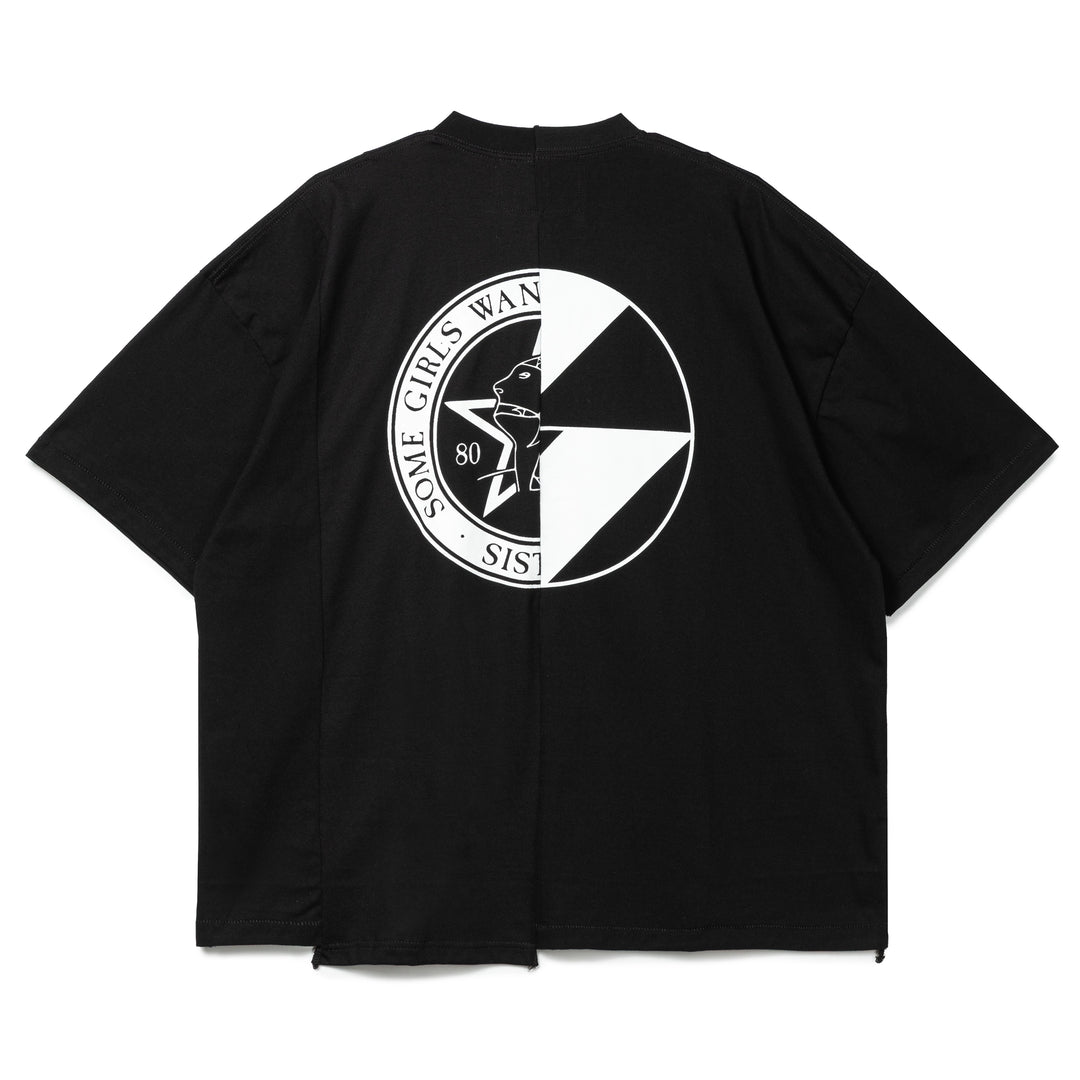 Hybrid Creatures V.2 Eyes Reconstructed OS Tee | Black