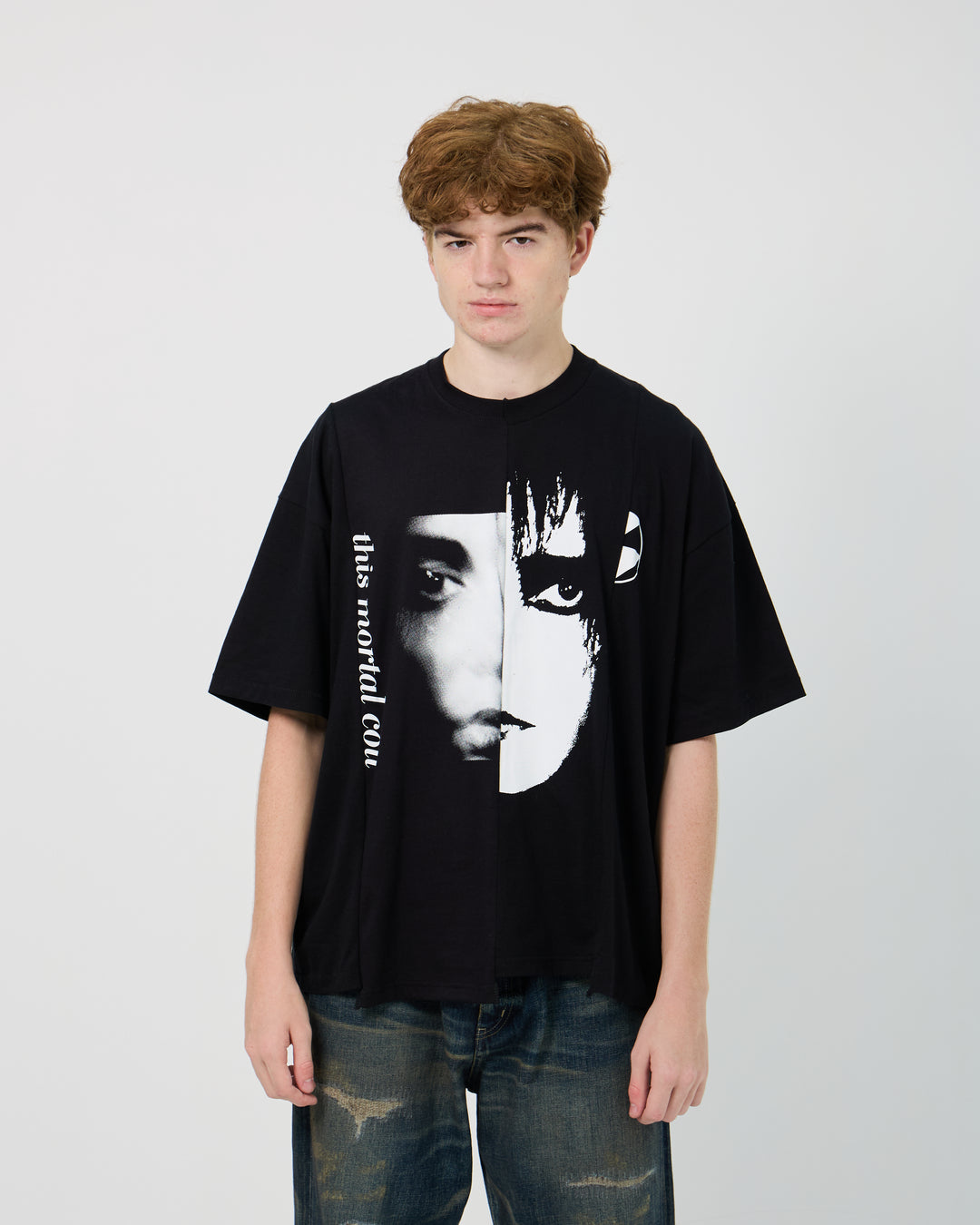 Hybrid Creatures V.2 Face Reconstructed OS Tee | Black