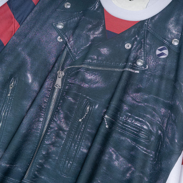 Moto Border OS Tee | White