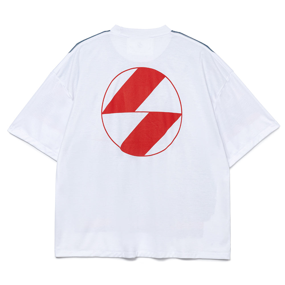 Moto Border OS Tee | White