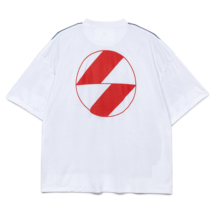 Moto Border OS Tee | White