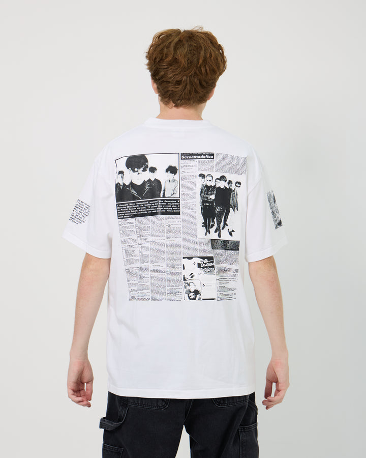 The Salvages x Bobby Gillespie No Particular Reason Tee | White
