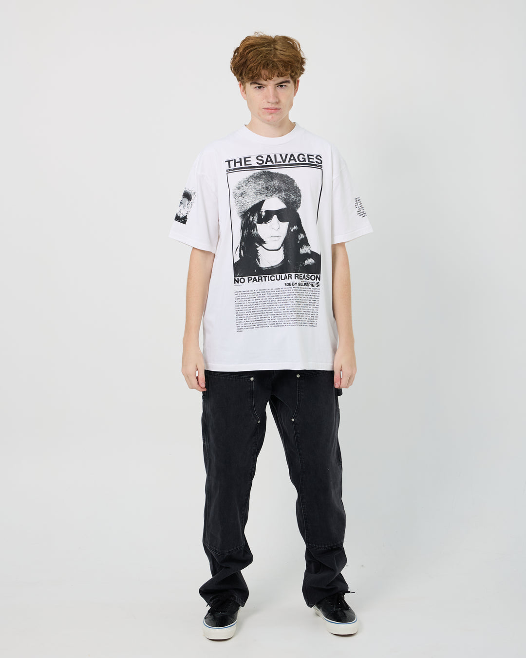 The Salvages x Bobby Gillespie No Particular Reason Tee | White