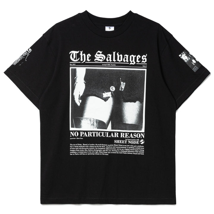 The Salvages x Sheet Noise No Particular Reason Tee | Black