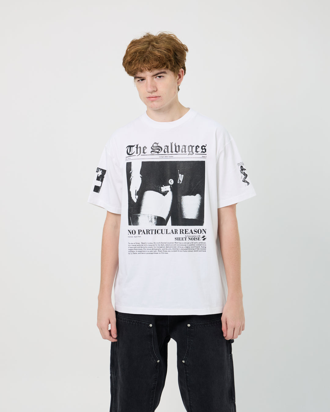 The Salvages x Sheet Noise No Particular Reason Tee | White