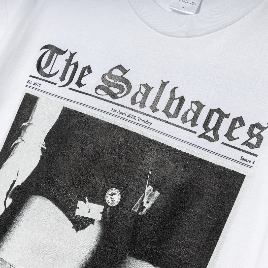 The Salvages x Sheet Noise No Particular Reason Tee | White