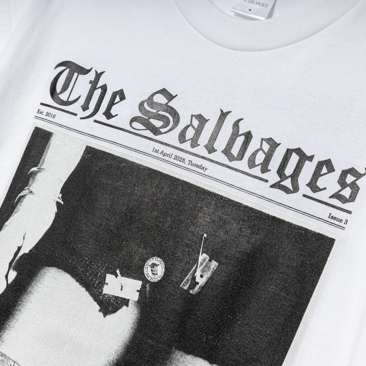 The Salvages x Sheet Noise No Particular Reason Tee | White