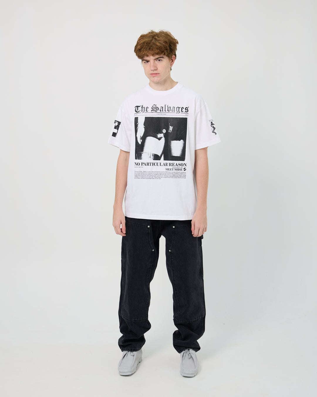 The Salvages x Sheet Noise No Particular Reason Tee | White