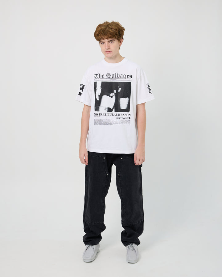 The Salvages x Sheet Noise No Particular Reason Tee | White