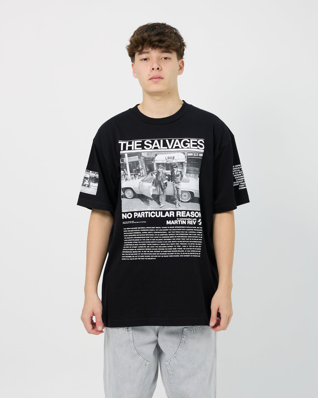The Salvages x Suicide No Particular Reason Tee | Black