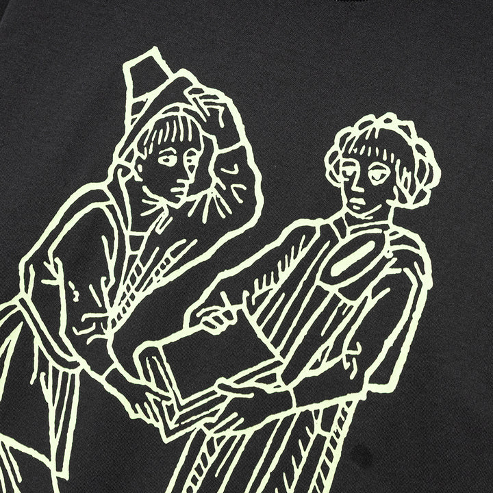 Bastarda Glow-In-The-Dark L/S Tee | Black