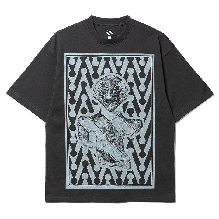 Combo Chevron Tee | Black