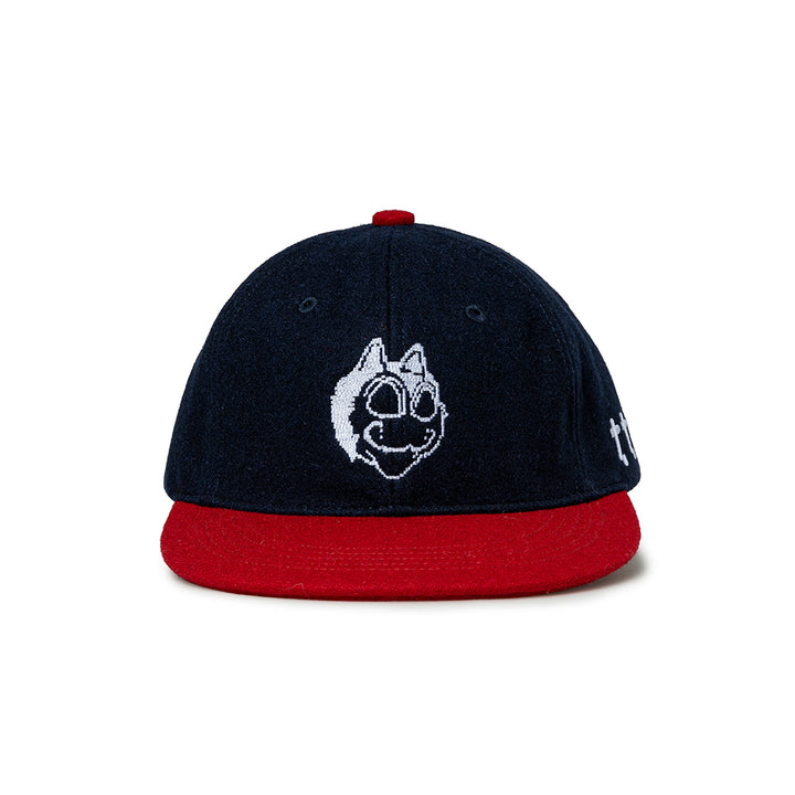 Digicat Wool Ball Cap | Navy Red