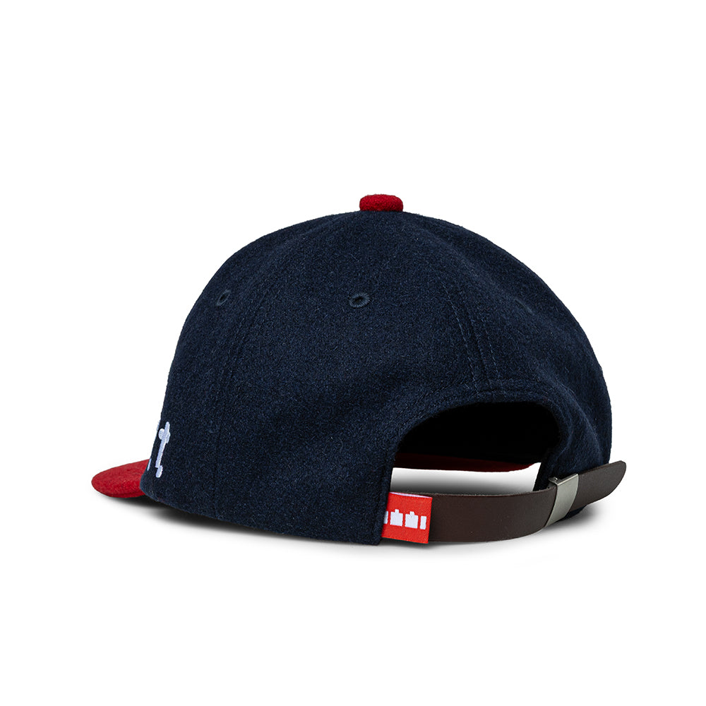 Digicat Wool Ball Cap | Navy Red