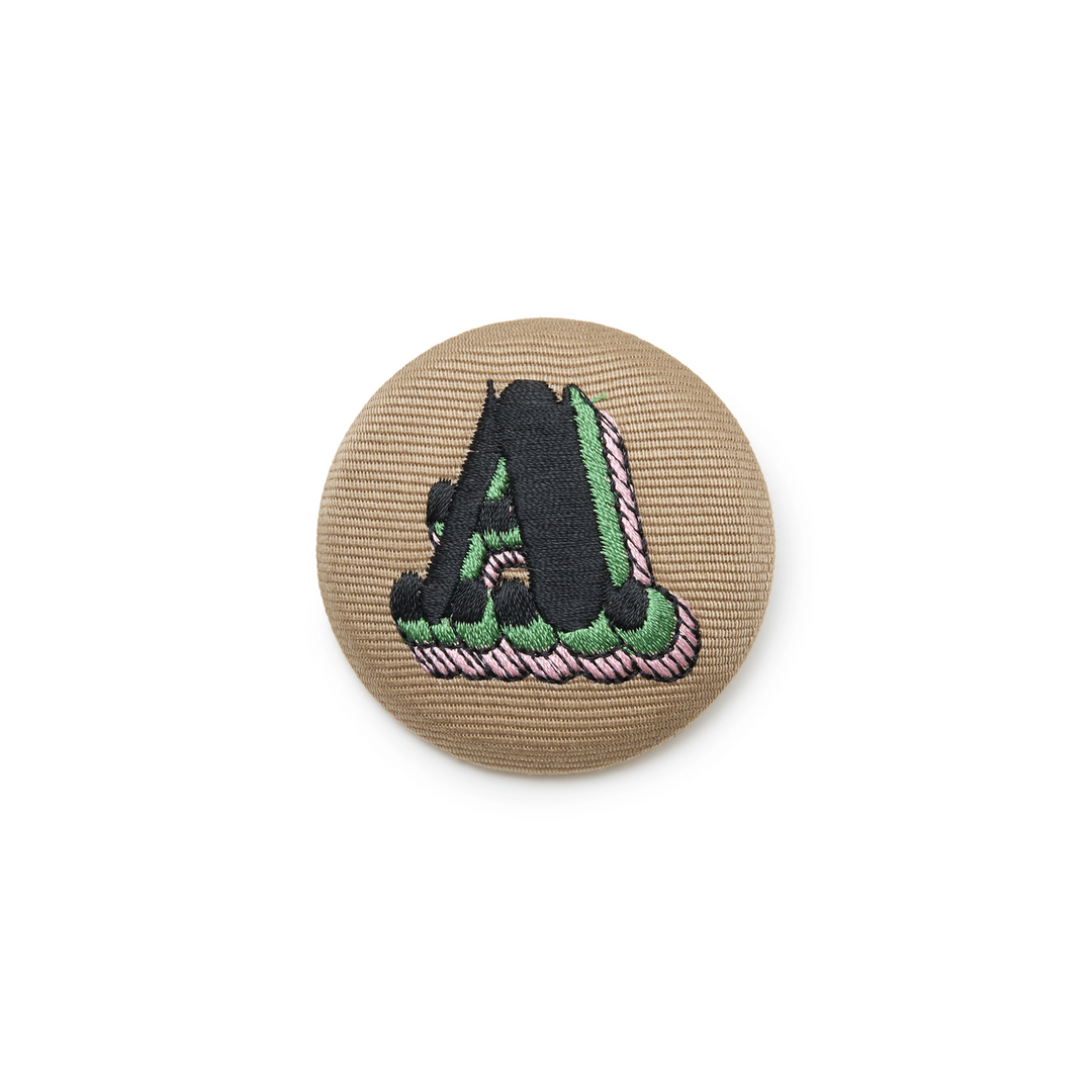 Undercover Embroidered Badge | Beige Brown