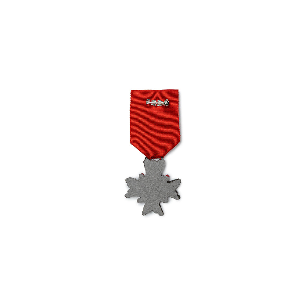 Undercover Medal Brooch | Red