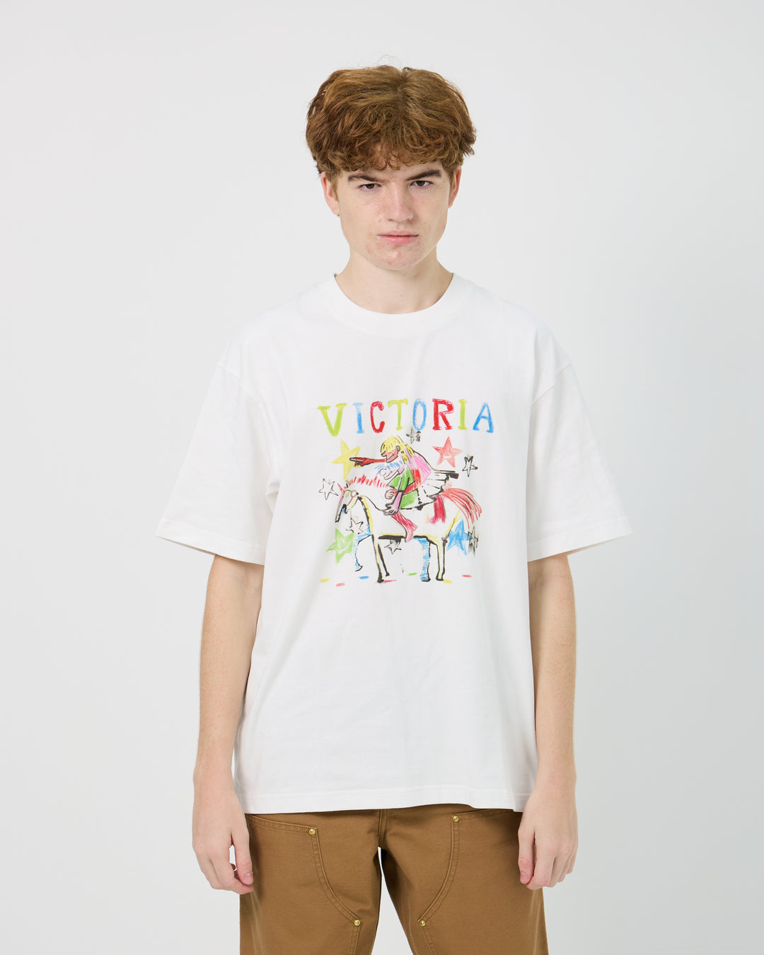Crayon Tee | White