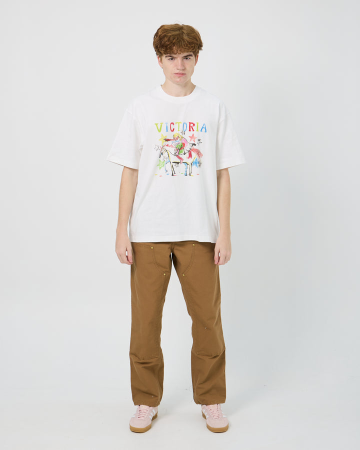 Crayon Tee | White