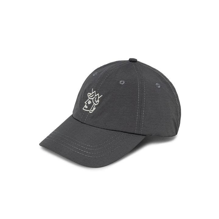Nylon QH Logo Cap | Charcoal