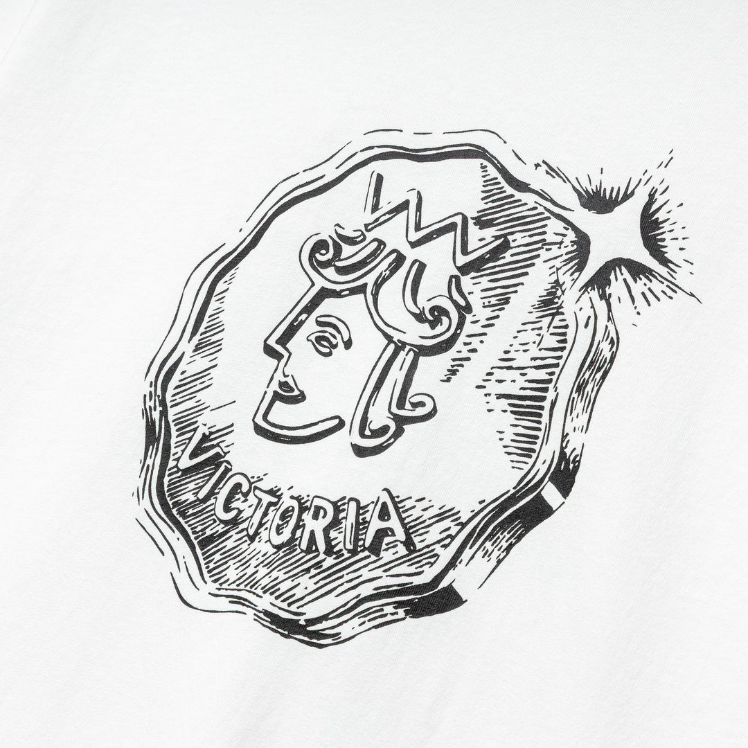 QH Coin Tee | White