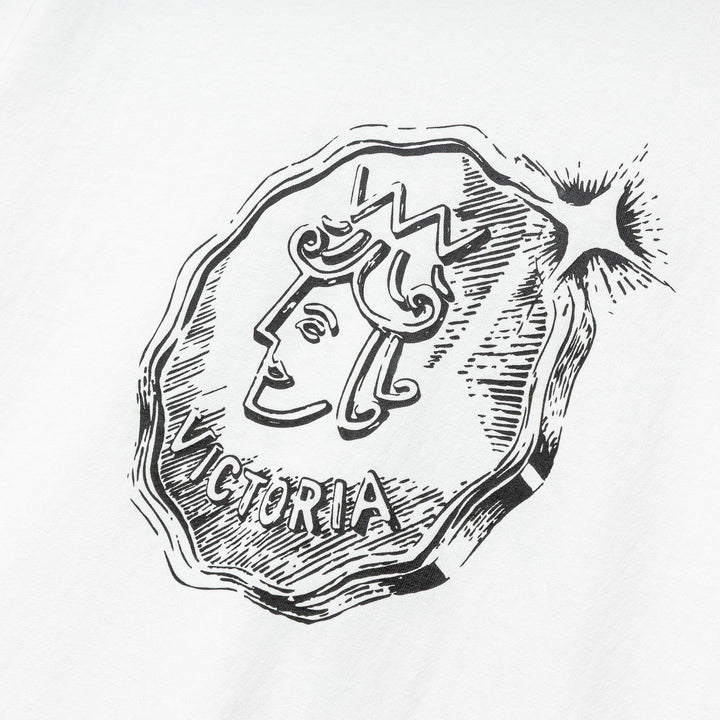 QH Coin Tee | White