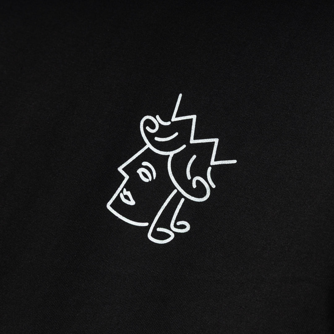 Queenhead Logo Tee | Black