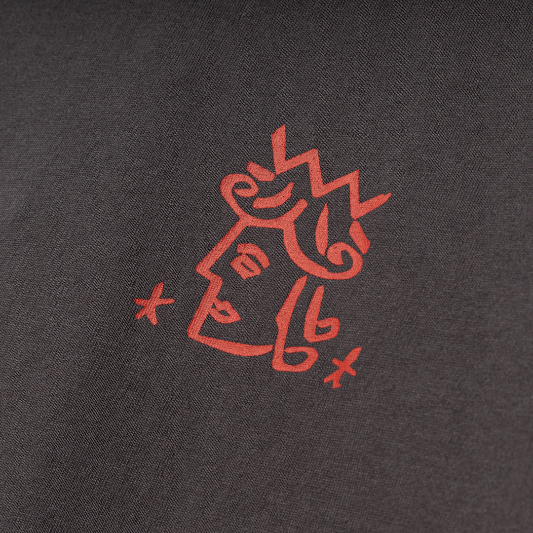 Sharpie QH Tee | Charcoal