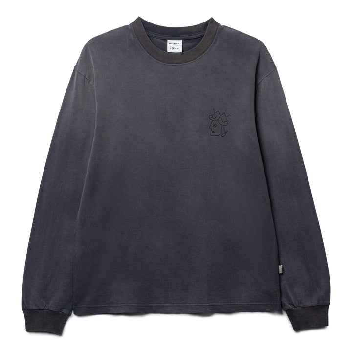 Sunfaded QH L/S Tee | Black
